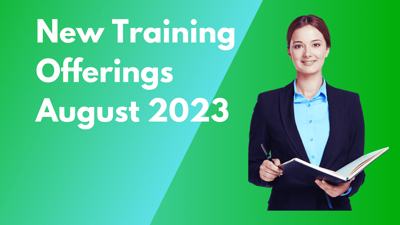 New Training Offerings